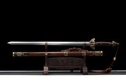 Supreme Imperial Sword | Longquan Treasure Sword | Damascus Steel (Hand-Forged Premium Patterned Blade)