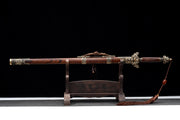 Supreme Imperial Sword | Longquan Treasure Sword | Damascus Steel (Hand-Forged Premium Patterned Blade)