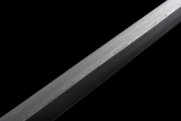 Supreme Imperial Sword | Longquan Treasure Sword | Damascus Steel (Hand-Forged Premium Patterned Blade)