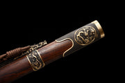 Supreme Imperial Sword | Longquan Treasure Sword | Damascus Steel (Hand-Forged Premium Patterned Blade)