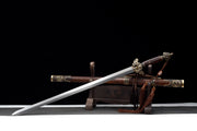 Supreme Imperial Sword | Longquan Treasure Sword | Damascus Steel (Hand-Forged Premium Patterned Blade)