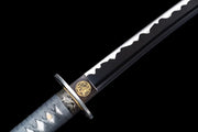 Silver Killer Hannya Black Katana - Model 27