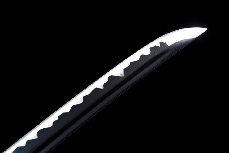 Silver Killer Hannya Black Katana - Model 27