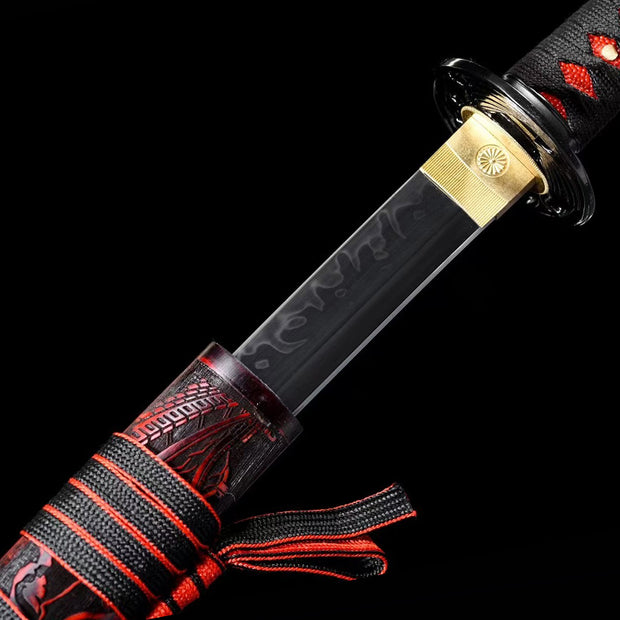 "Storm Wave" T10 Clay-Tempered Katana #029"Storm Wave" T10 Clay-Tempered Katana #029