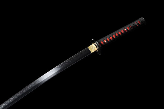 "Storm Wave" T10 Clay-Tempered Katana #029"Storm Wave" T10 Clay-Tempered Katana #029