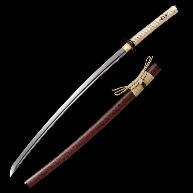"Premium Samurai Sword w/ Red Scabbard - Model 012"