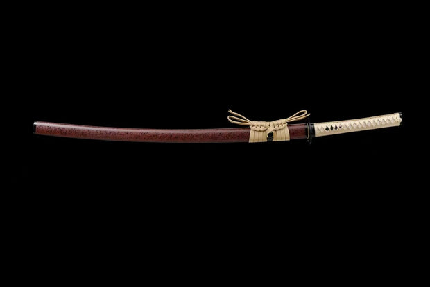 "Premium Samurai Sword w/ Red Scabbard - Model 012"