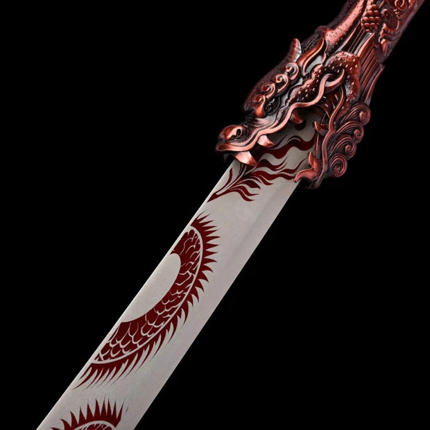 Nebula katana ASPP098 Ao dragon ox tail knife