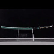 T10 Steel National Treasure All Burnt Samurai Sword - Zhong Kui Demon Hunter Fighting Sword QW12