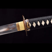 T10 Steel National Treasure All Burnt Samurai Sword - Zhong Kui Demon Hunter Fighting Sword QW12